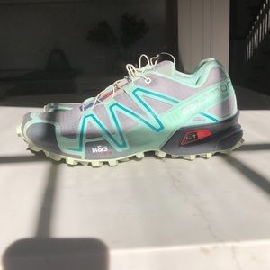 Nearly New Salomon Speedcross 3 Women’s Hiking Trail Running shoes Size 8.5